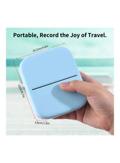 Generic X1 Portable Mini Pocket Printer Blue  - Image 2