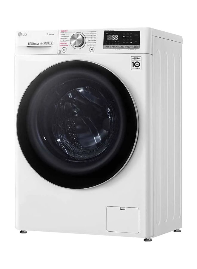 LG - Front Load Washing Machine With Dryer 10.5kg WSV1107WHT White/Black - Image 1