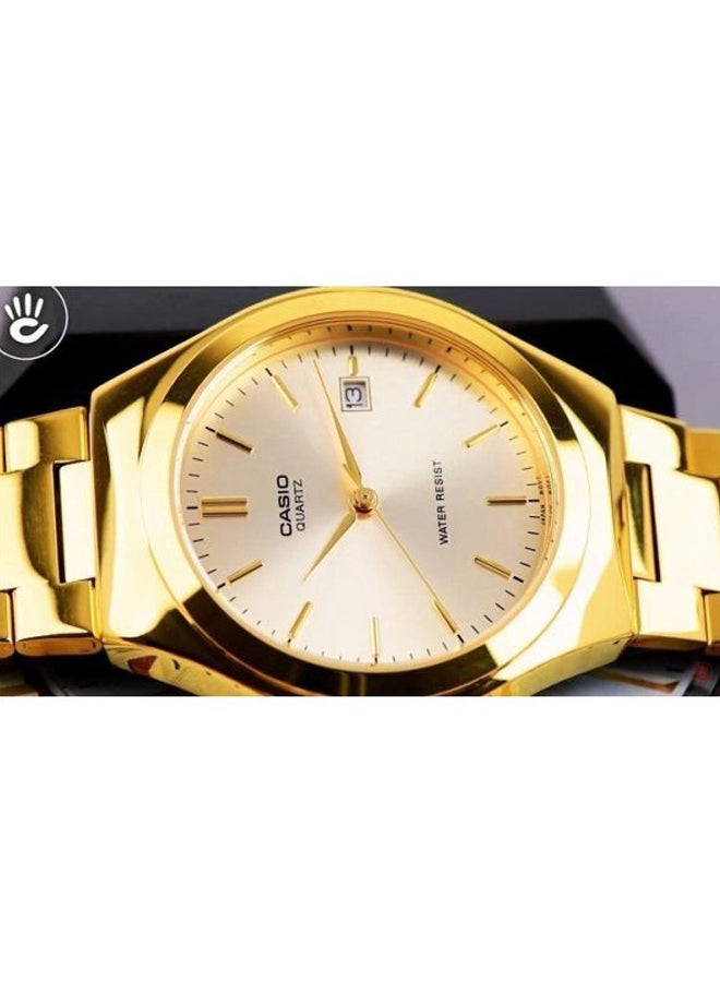 CASIO - Men's Enticer Analog Watch MTP-1170N-9ARDF - 41 mm - Gold - Image 1