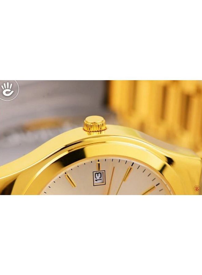 CASIO - Men's Enticer Analog Watch MTP-1170N-9ARDF - 41 mm - Gold - Image 1