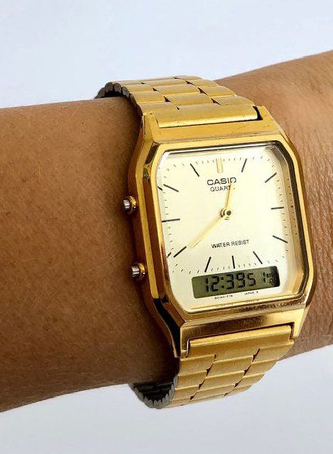 Men's Youth Analog & Digital Watch AQ-230GA-9DMQ - 30 mm - Gold - v1618911919/N14550599A_8
