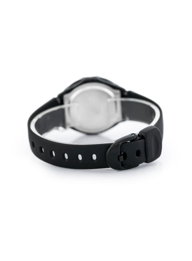 كاسيو ساعة يد رقمية بسوار من الراتينج طراز LW-200-1ADF - 35 مم - أسود للنساء - Image 2