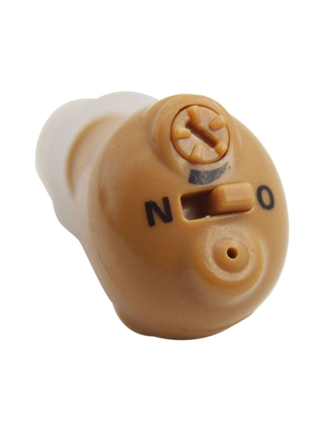 مضخم صوت طراز GE-T12 للمساعدة على السمع قابل لإعادة الشحن بمنفذ USB مع 3 رؤوس من السيليكون وفرشاة تنظيف - Image 1