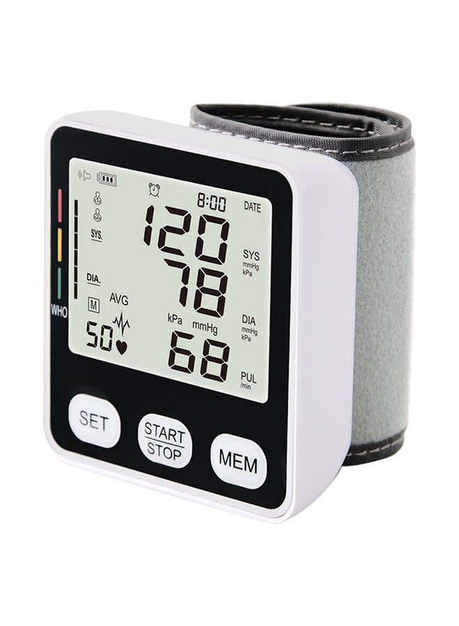 Digital LCD Wrist Type Electronic Blood-Pressure Monitor - Image 1