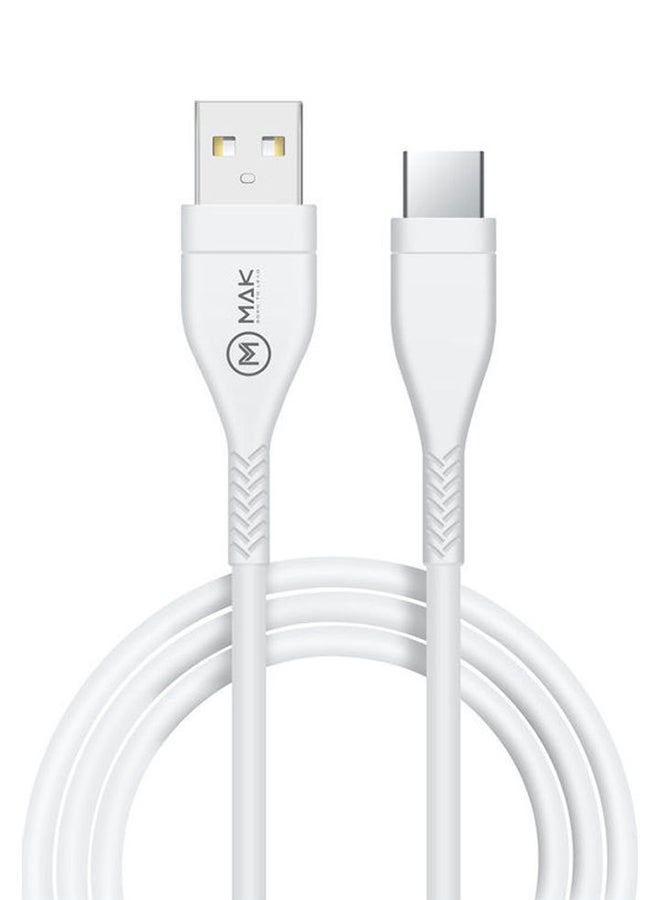 Type-C To USB Charging And Data Cable White - v1618912522/N46625441A_1