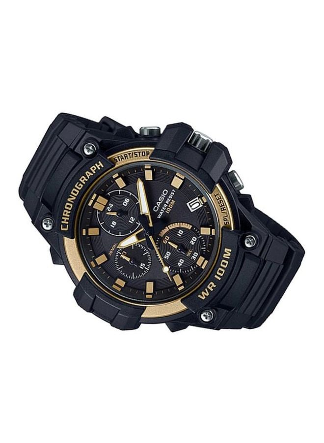 CASIO - Men's Youth Chronograph Watch MCW-110H-9AVDF - 54 mm - Black - Image 1