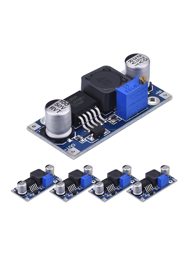 Generic - 5-Piece Boost Converter DC To DC Adjustable Step-Up Circuit Board Multicolour - Image 1