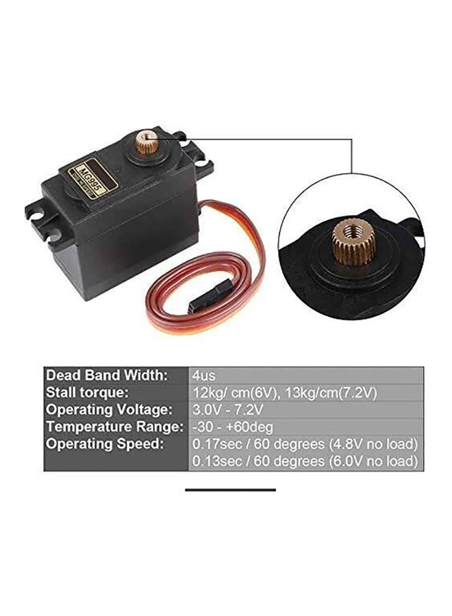 Generic 4-Piece Digital High Speed Torque Servo Motor For Smart Car Multicolour  - Image 5