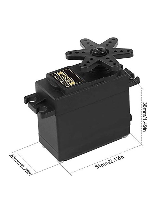 4-Piece Digital High Speed Torque Servo Motor For Smart Car Multicolour