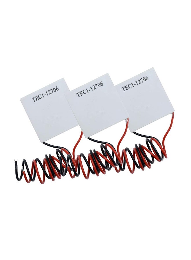 Generic 3-Piece Tec1-12706 Thermoelectric Cooler Peltier 12V White  - Image 4