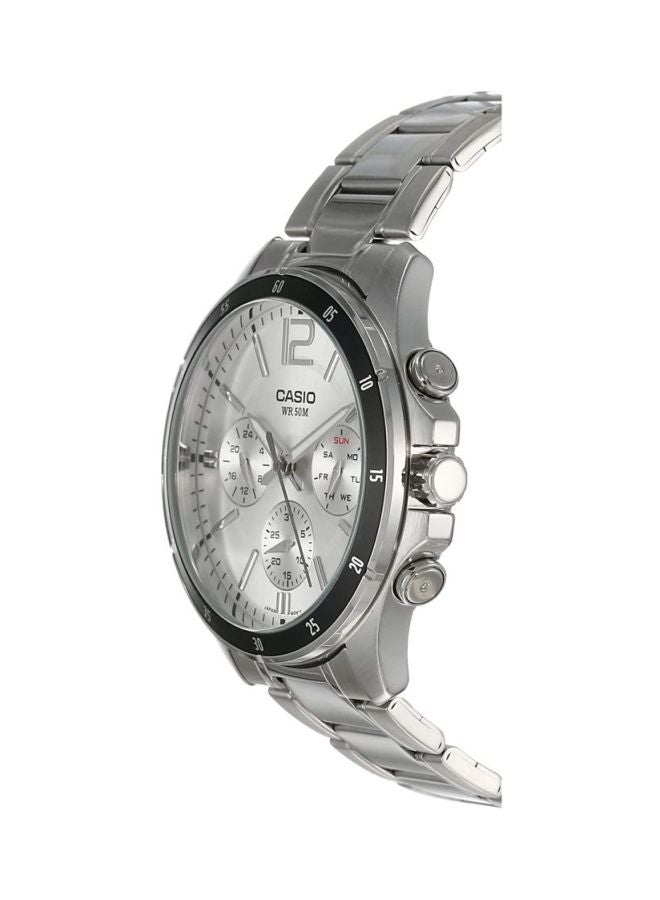 كاسيو ساعة بعقارب مقاومة للماء طراز MTP-1374D-7 للرجال - Image 4