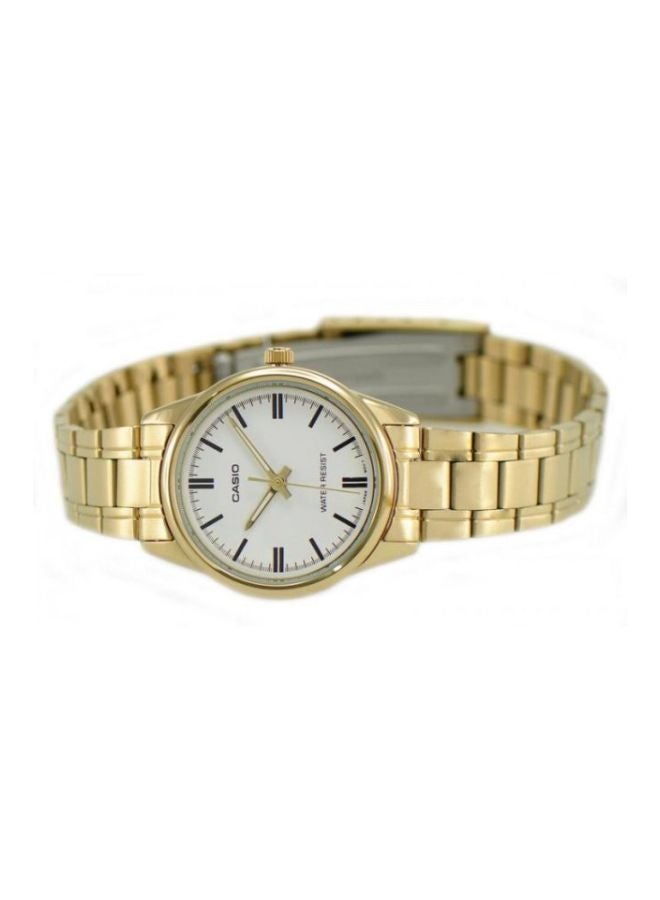 CASIO - Women's Stainless Steel Analog Wrist Watch LTP-V005G-7AUDF - 28 mm - Gold - Image 1
