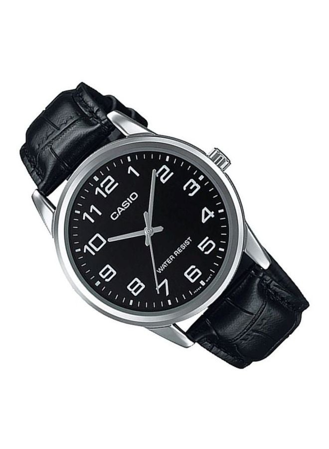 كاسيو ساعة يد بعقارب مقاومة للماء طراز MTP-V001L-1 - مقاس 31 مم - لون أسود للرجال - Image 5