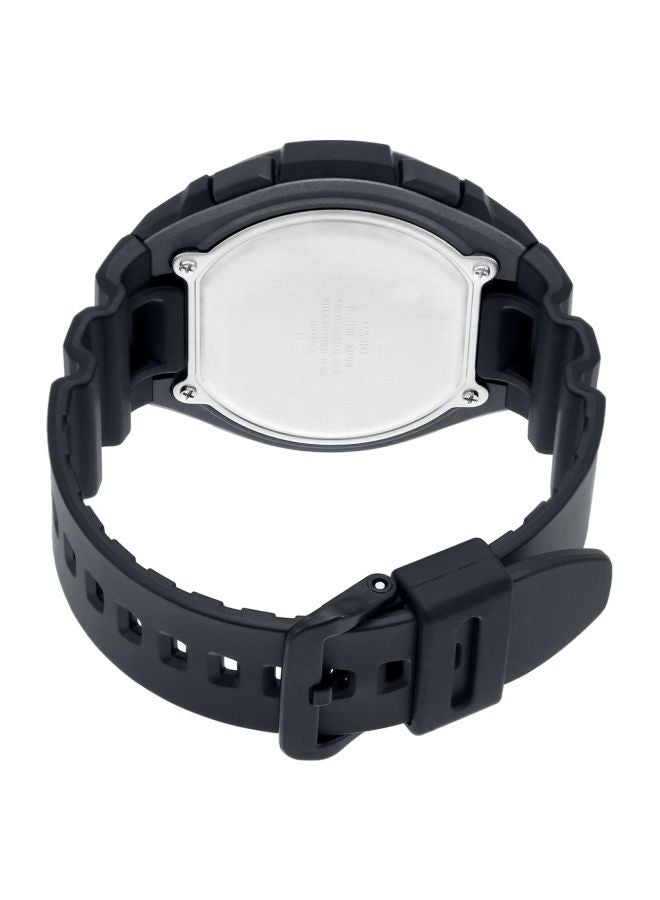 كاسيو ساعة يد شبابية رقمية مقاومة للماء طراز W-736H-1AVEF - مقاس 51 مم - لون أسود للرجال - Image 2