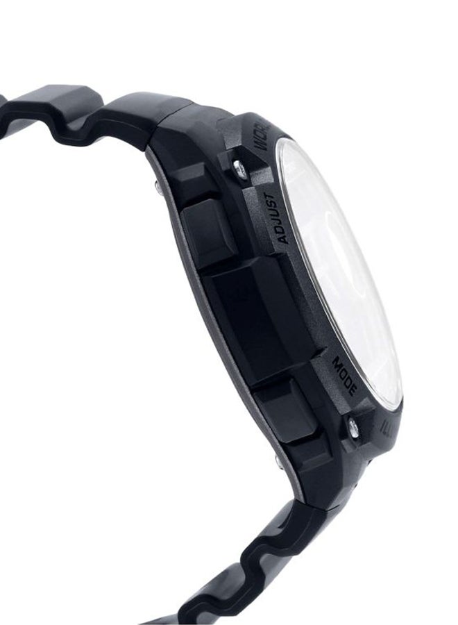 كاسيو ساعة يد شبابية رقمية مقاومة للماء طراز W-736H-1AVEF - مقاس 51 مم - لون أسود للرجال - Image 3