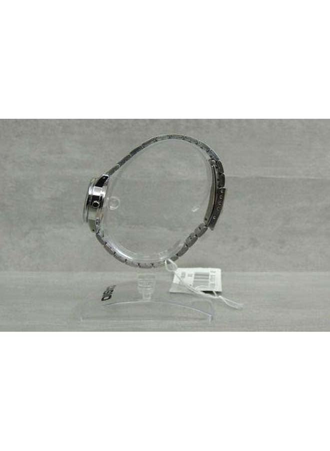 كاسيو ساعة يد بعقارب وسوار من الإستانلس ستيل طراز LTP-V002D-1BUDF - 31 مم - فضي للنساء - Image 3