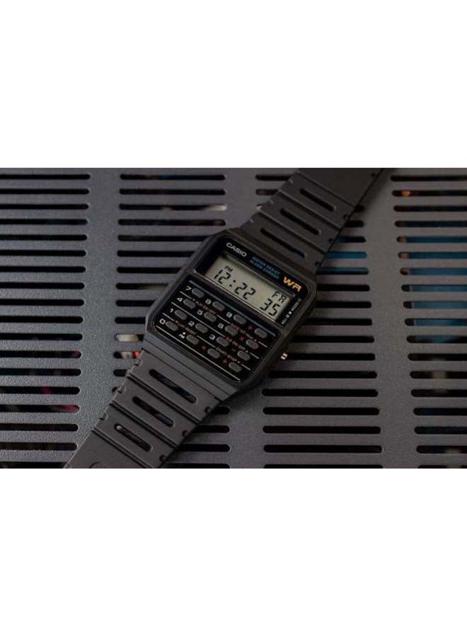 Men's Resin Calculator Digital Watch CA53W-1 - 34 mm - Black