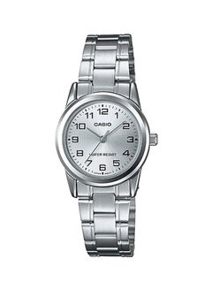 CASIO Stainless Steel Couple Quartz Analog Watch MTP/LTP-V001D-7BUDF - Silver  - Image 5