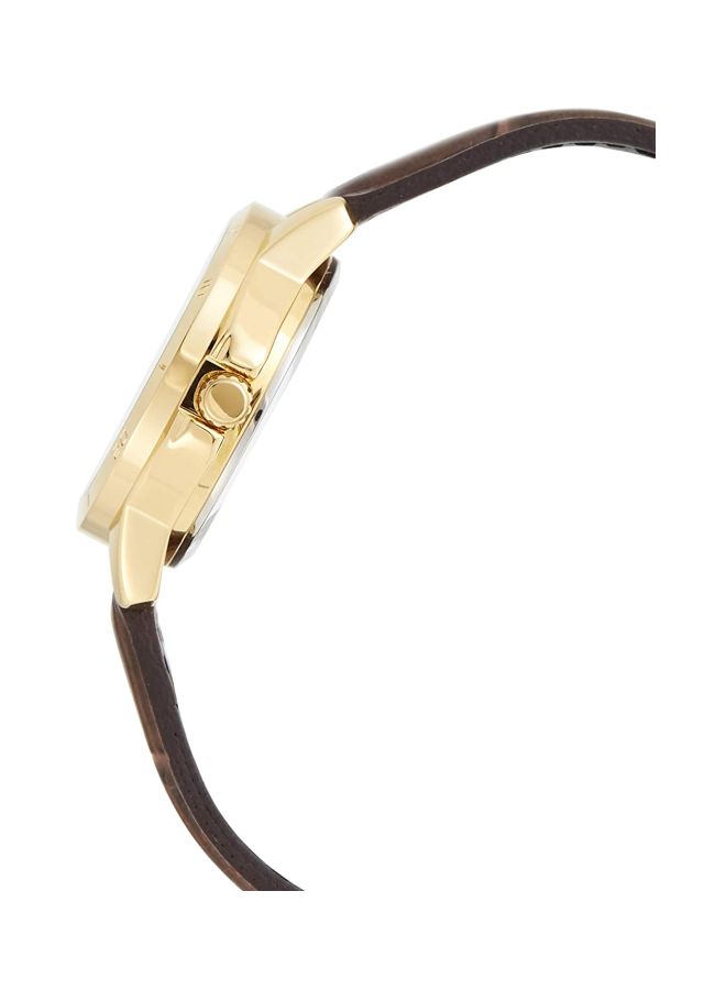 كاسيو ساعة يد بعقارب مقاومة للماء طراز LTP-V004GL-7A - قياس 35 مم - لون بني للنساء - Image 3