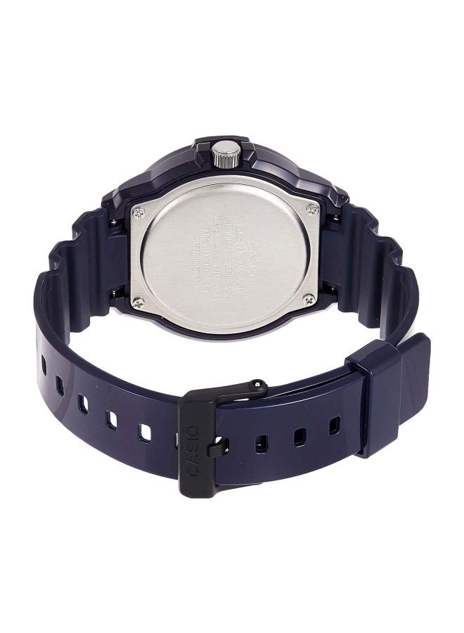 كاسيو ساعة يد بعقارب وسوار من الراتنج طراز MRW-200HC-2BVEF للرجال - Image 2