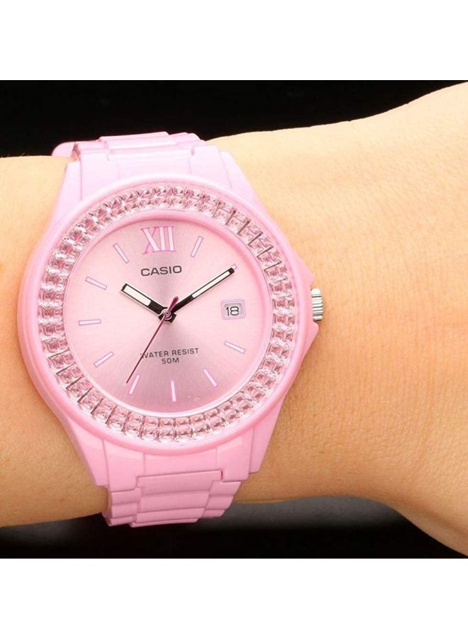CASIO Women's Water Resistant Analog Watch LX-500H-4E2VEF - 40 mm - Pink - Image 5