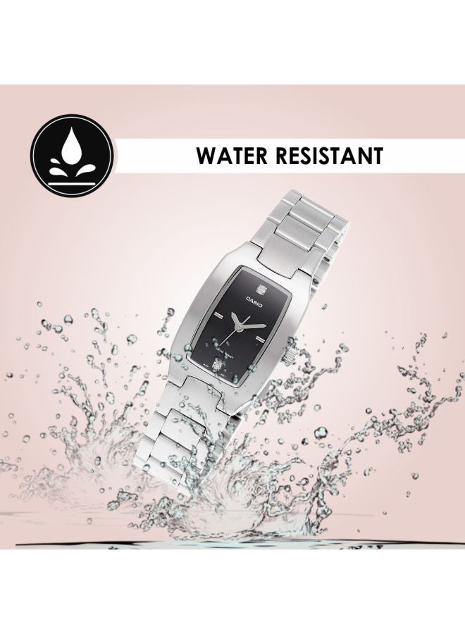 CASIO - Women's Stainless Steel Analog Wrist Watch LTP 1165A 1C2DF - 21 mm - Silver - Image 1