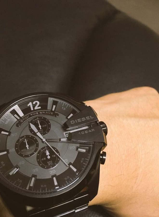 DIESEL - Men's Mega chief Water Resistant Chronograph Watch DZ4355 - Image 1