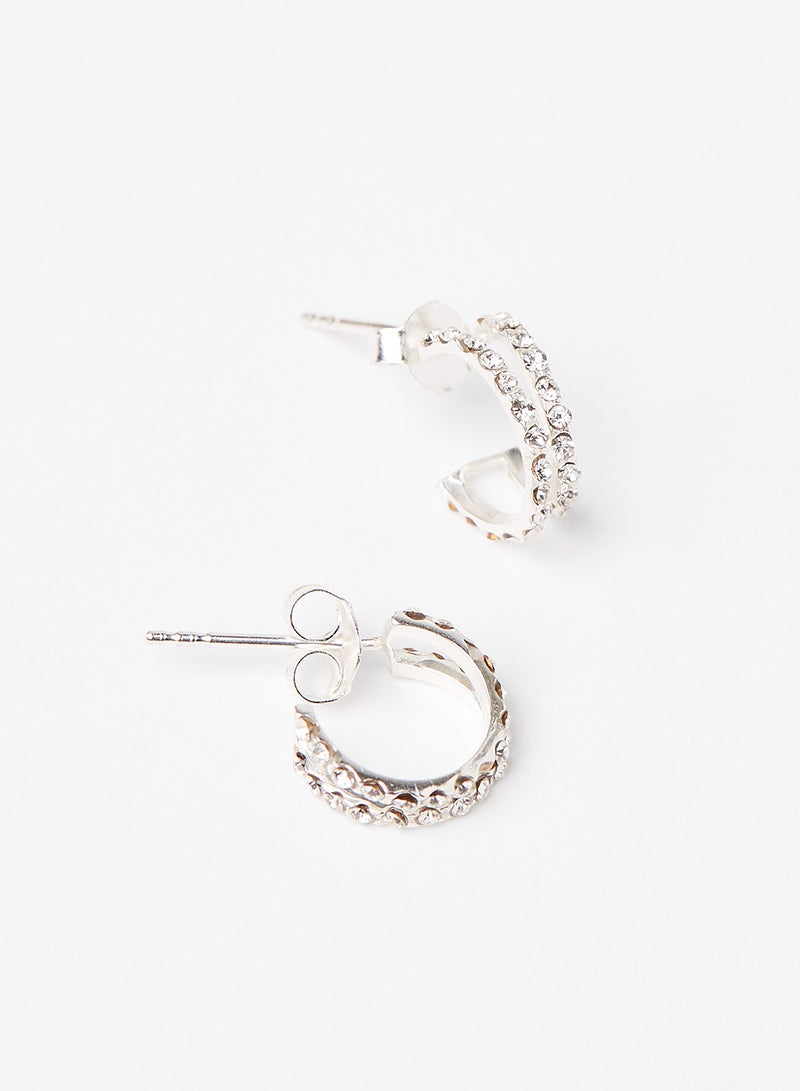 KINGSLEY RYAN - Double Hoop Earrings - Image 1