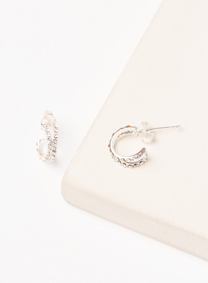KINGSLEY RYAN - Double Hoop Earrings - Image 1