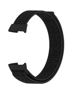 FITME Nylon Replacement Band For Fitbit Charge 3/4 7inch Black  - Image 1