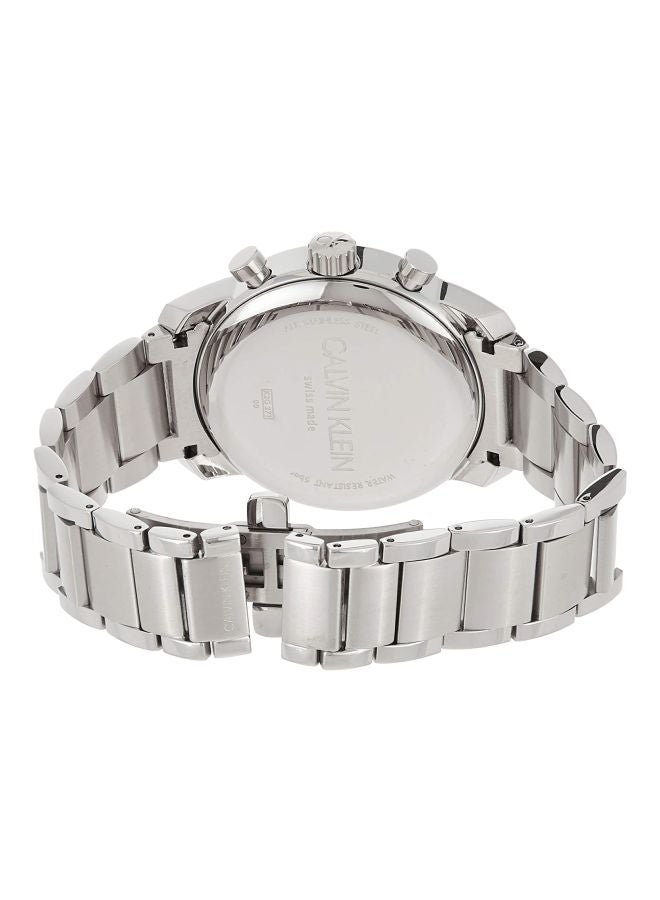 كالفن كلاين Men's Water Resistant Chronograph Watch K2G27146 - 43 mm - Silver - Image 2