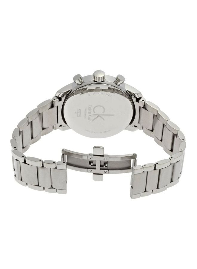 كالفن كلاين Men's Water Resistant Chronograph Watch K2G27146 - 43 mm - Silver - Image 5