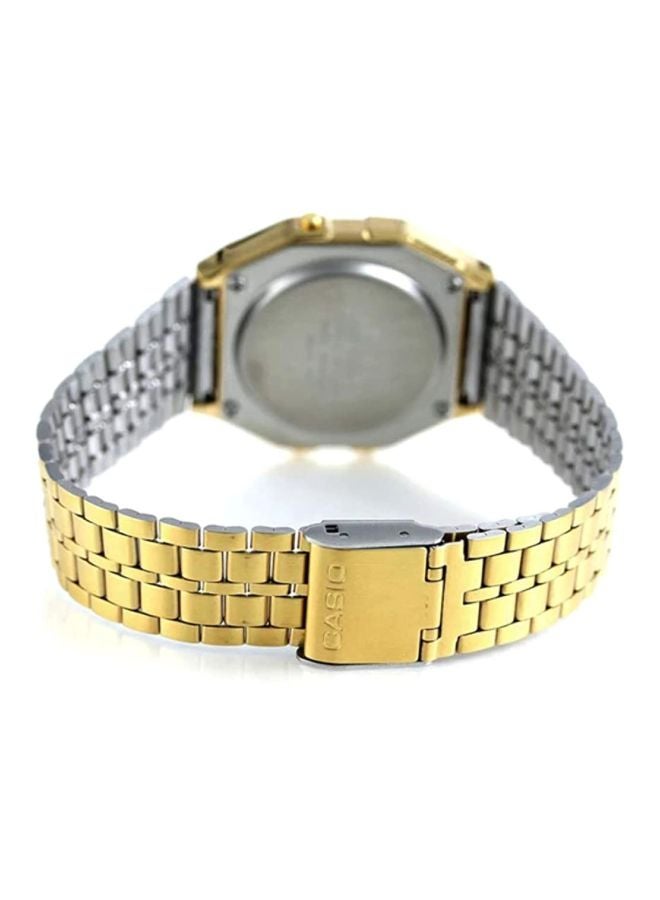 CASIO Water Resistant Digital Watch A159WGEA-5EF - 33 mm - Gold - Image 2