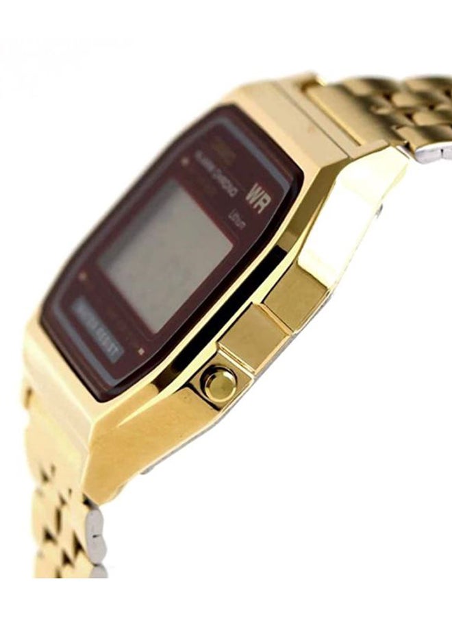 CASIO Water Resistant Digital Watch A159WGEA-5EF - 33 mm - Gold - Image 3