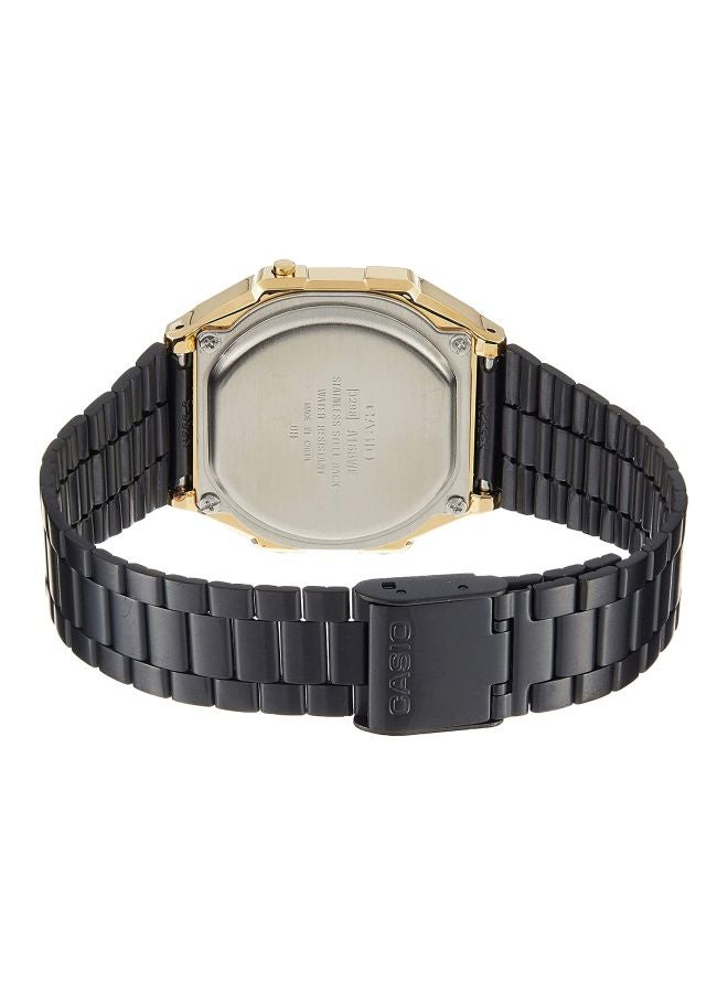 CASIO Men's Unisex Stainless Steel Digital Watch A-168WEGB-1B - 36.3 mm - Image 2