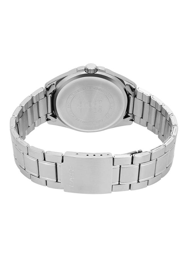 كاسيو ساعة يد بعقارب وسوار من الستانلس ستيل طراز MTP-1308D-1A2VDF للرجال - Image 2