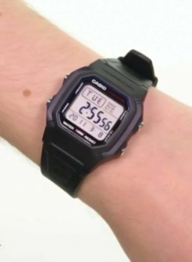 CASIO Men's Digital Quartz Watch W-215H-1AVDF - 41 mm - Black - Image 5