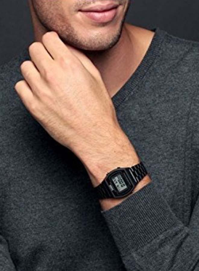 CASIO Men's Stainless Steel Digital Quartz Watch B-640WB-1A - 35 mm - Black  - Image 4