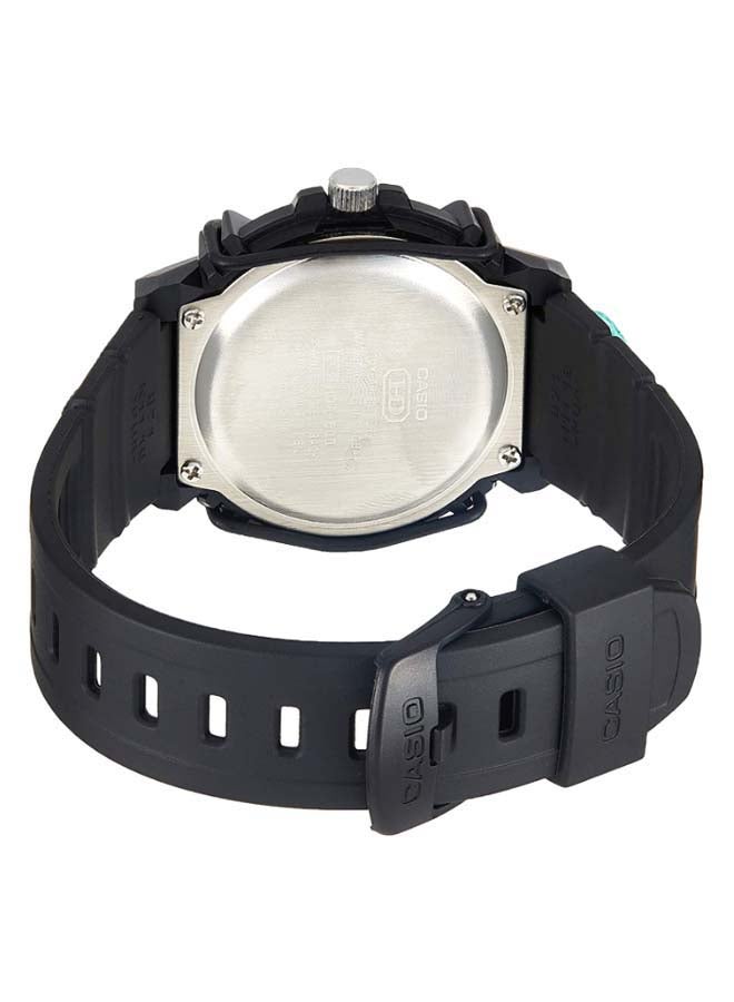 كاسيو ساعة يد رقمية إنتيسر كوارتز HDA-600B-7BVDF - مقاس 41 مم - لون أسود للرجال - Image 2