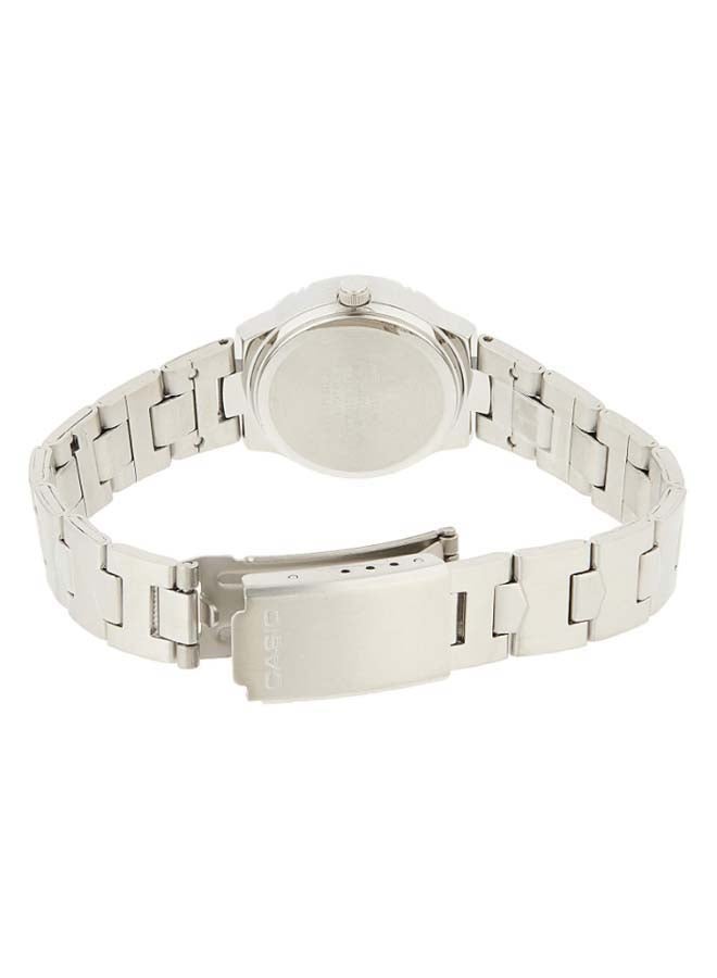 كاسيو ساعة يد بعقارب إنتيسر كوارتز طراز LTP-1241D-1ADF - مقاس 33 مم - لون فضي للنساء - Image 2