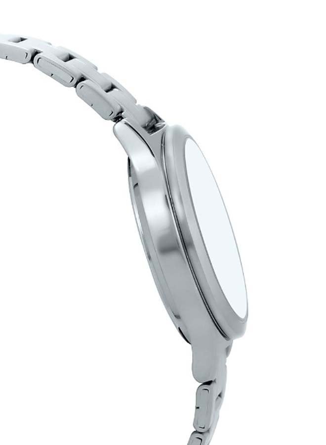 كاسيو ساعة يد إنتيسر كوارتز بعقارب طراز LTP-V300D-4AUDF - 33 مم - فضي للنساء - Image 5