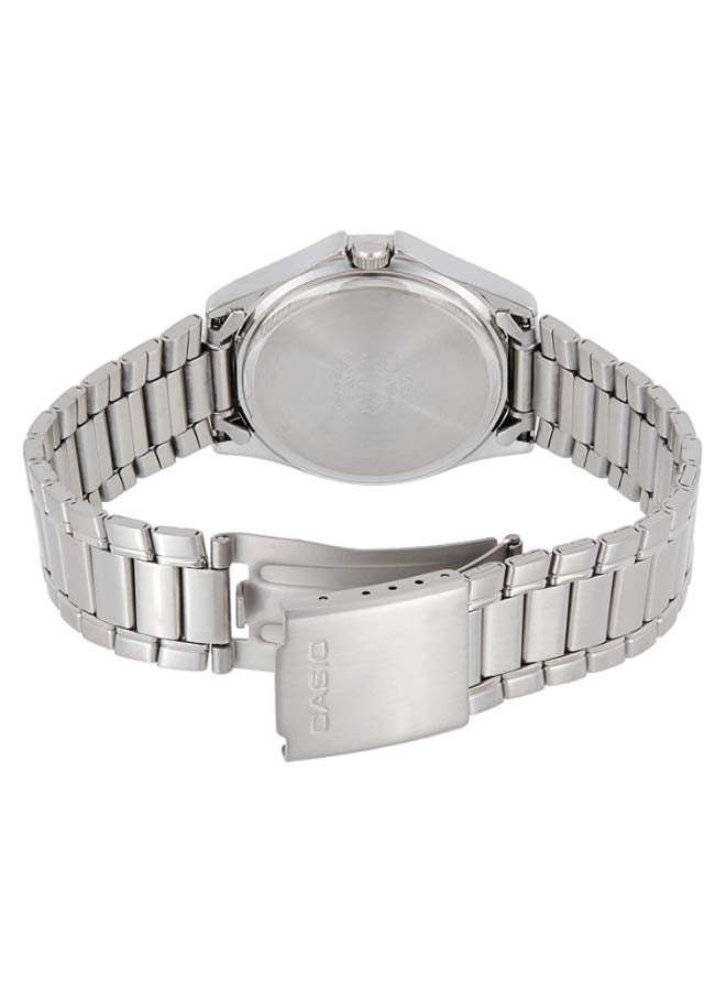CASIO Men's Stainless Steel Quartz Analog Watch MTP-1183A-2ADF - 37 mm - Silver - Image 3