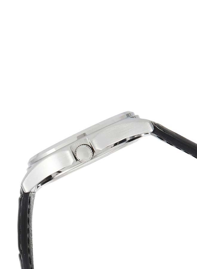 كاسيو ساعة يد رسمية بعقارب طراز MTP1183E-7BDF - 38 مم - أسود للرجال - Image 3