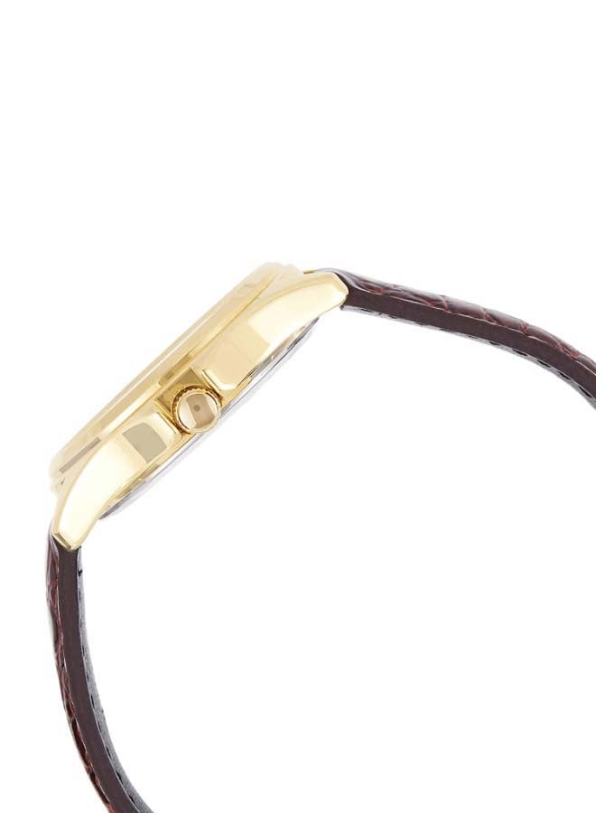 CASIO Women's Leather Quartz Analog Watch MTP-1183Q-7ADF - 39 mm - Dark Brown - Image 3