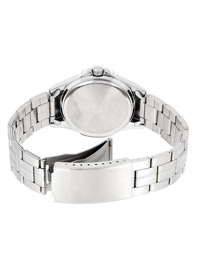 CASIO Men's Stainless Steel Quartz Analog Watch MTP-1214A-7AVDF - 40 mm - Silver - Image 2