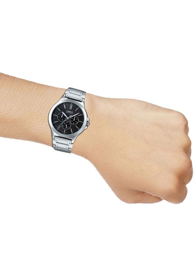CASIO Men's Formal Analog Watch MTP-V300D-1AUDF - 42 mm - Sliver  - Image 5