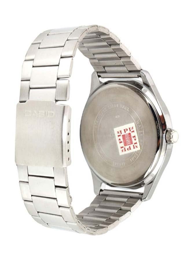 CASIO Men's Stainless Steel Analog Quartz Watch MTP-VX01D-7BUDF - 45 mm - Silver - Image 2