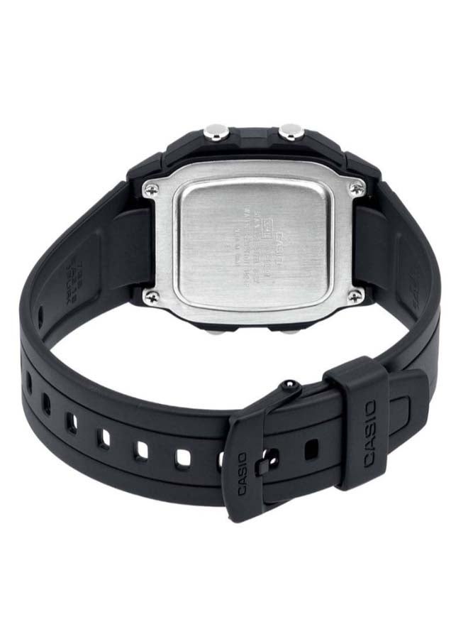 CASIO Boys' Resin Digital Quartz Watch W-800H-1AVDF - 37 mm - Black - Image 2
