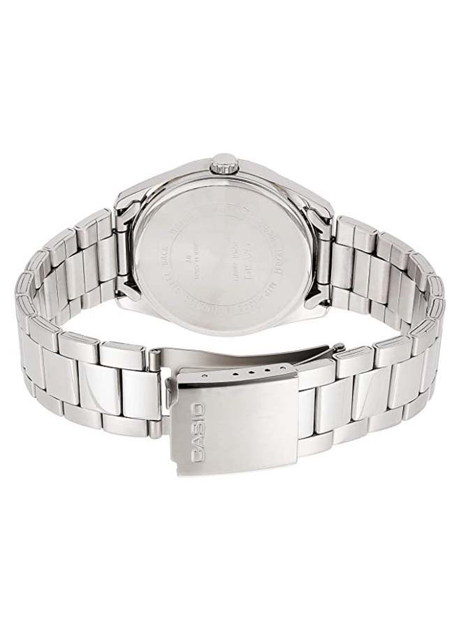 كاسيو ساعة يد كوارتز بعقارب بسوار من الإستانلس ستيل طراز MTP-1302D-7BVDF - مقاس 34 مم - لون فضي للرجال - Image 2