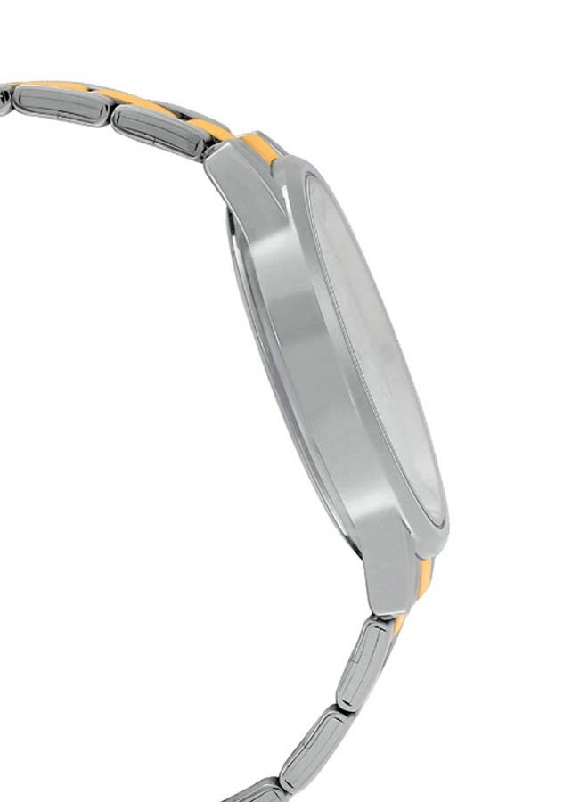 كاسيو ساعة يد كوارتز بعقارب بسوار من الإستانلس ستيل طراز LTP-1303SG-7AVDF - 36 مم - فضي/ذهبي للرجال - Image 4